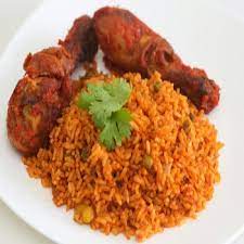 Jollof Rice with chicken